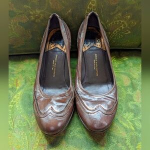 Rare Vintage Dries Van Noten Pumps Italian Leather Women's Size 7 Shoes